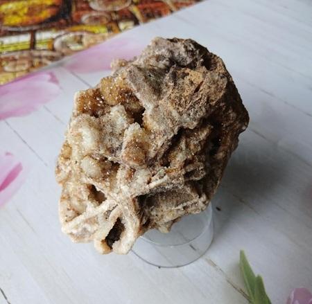 Mřížkový (Lamelární) křemen – Boxwork Quartz – sběratelská drúza (310 g) (X2231)