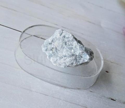 Minerální kámen modrý kalcit drúza (21 g) (X2243)