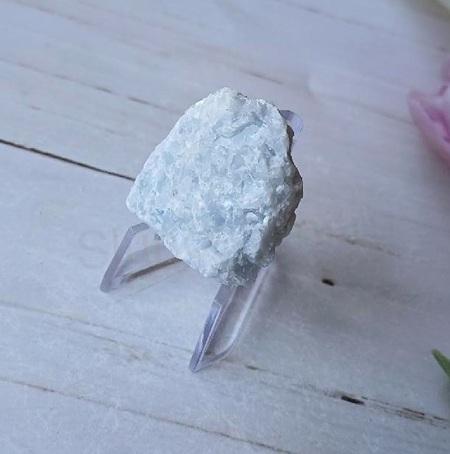 Minerální kámen modrý kalcit drúza (12,5 g) (X2247)