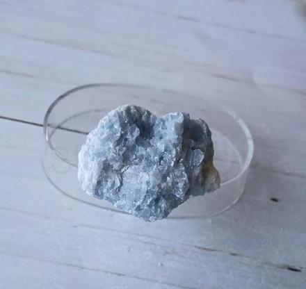 Minerální kámen modrý kalcit drúza (25 g) (X2248)