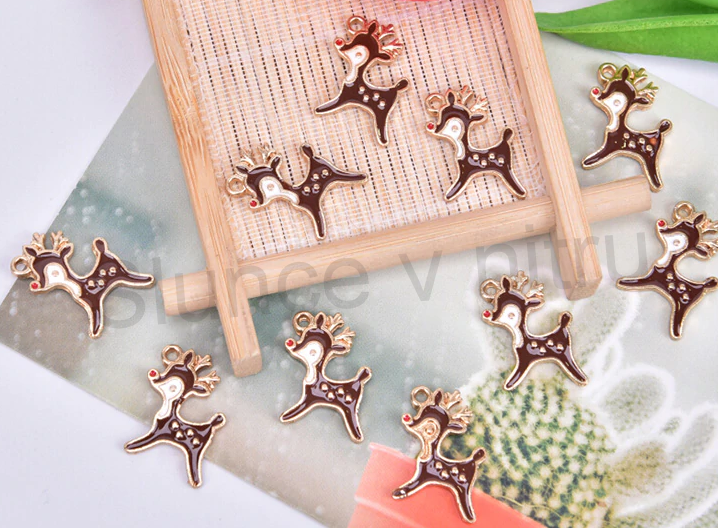 Přívěsek srneček - 15 x 20 mm (AA111)