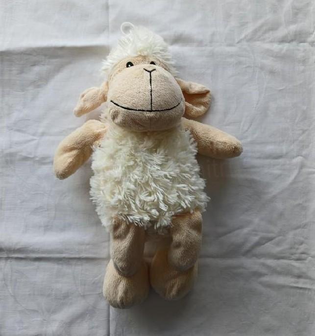 Plyšová béžová ovečka TOYS – styl Ovečky Shaun (D1188)