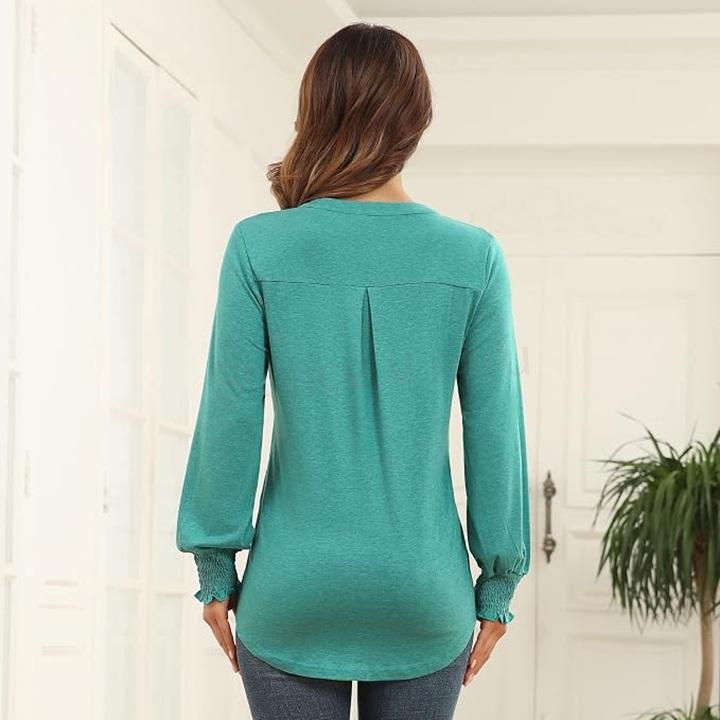 Dámská halenka zelená – velikost 2XL (K702)
