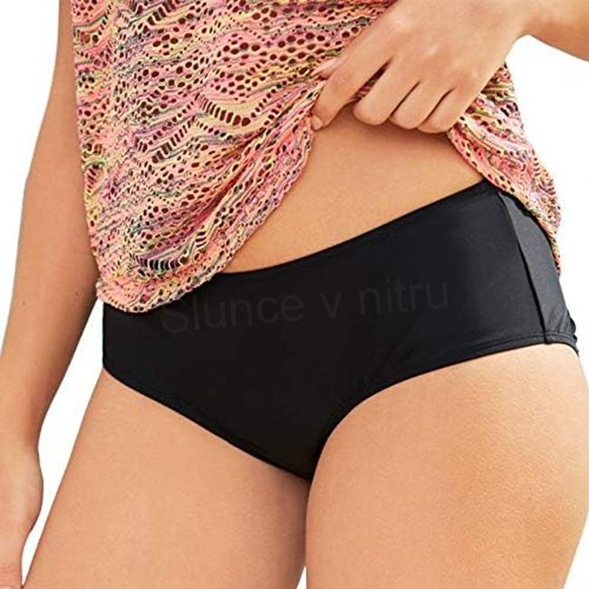 LA ORCHID tankiny – duhové, Push‑Up, vysoký pas (K714) M