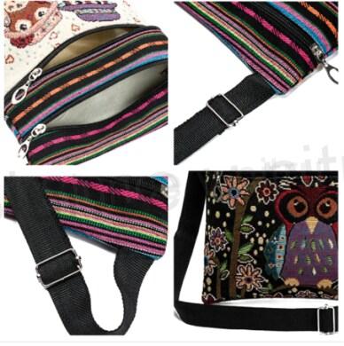 Dámská, dívčí kabelka, taška Sovičky sova (H50)