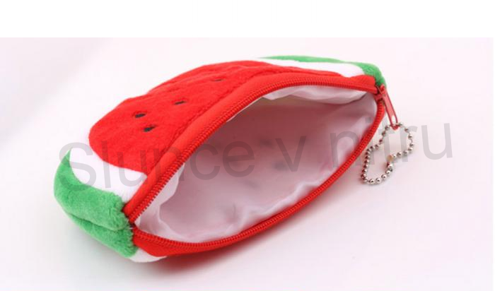 Plyšová peněženka ovoce (H61)