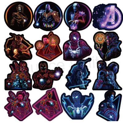 Neonové Super Nálepky Marvel 5 kusů (E15)