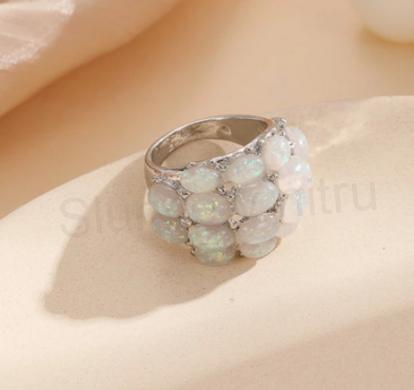 Dámský Opálový gotický prsten velikost 56 (BP115)