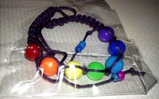 Korálkový náramek Krásná imitace čakrového náramku (BC18)