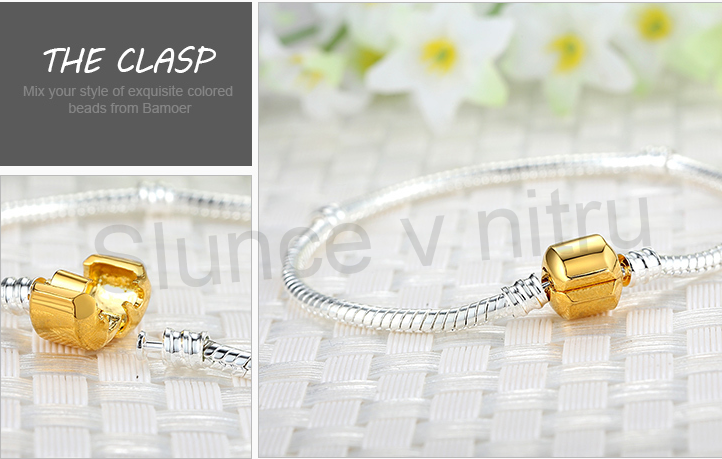 Postříbřený náramek Pandora (BC230)