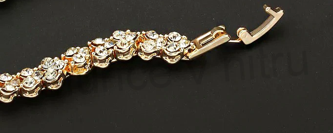 Pozlacený náramek se Zirkony (BC232)