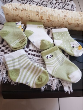 Kojenecké ponožky 12 - 24 m - 5 párů (W120)