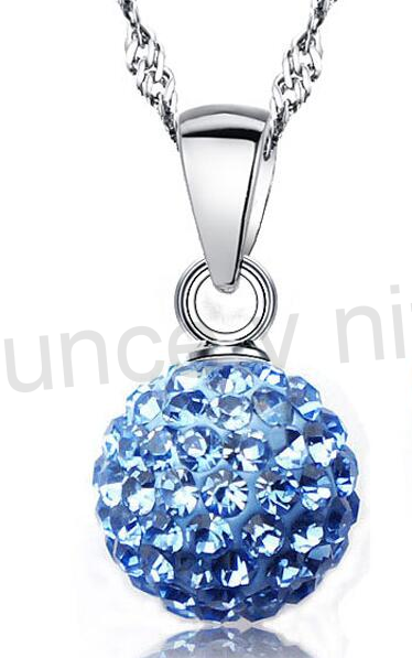 Postříbřená souprava šperků se Swarovski Elements (BE58)
