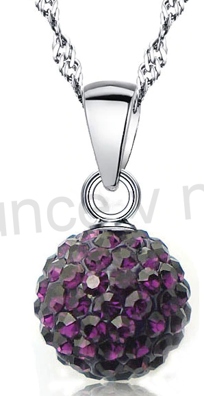 Postříbřená souprava šperků se Swarovski Elements (BE59)