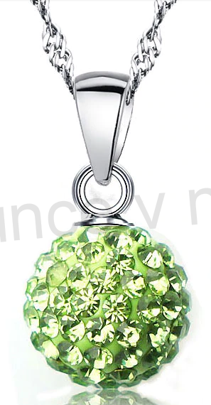 Postříbřená souprava šperků se Swarovski Elements (BE61)