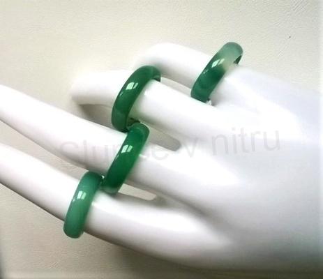 Minerální prsten Achát velikost 48 (X115)