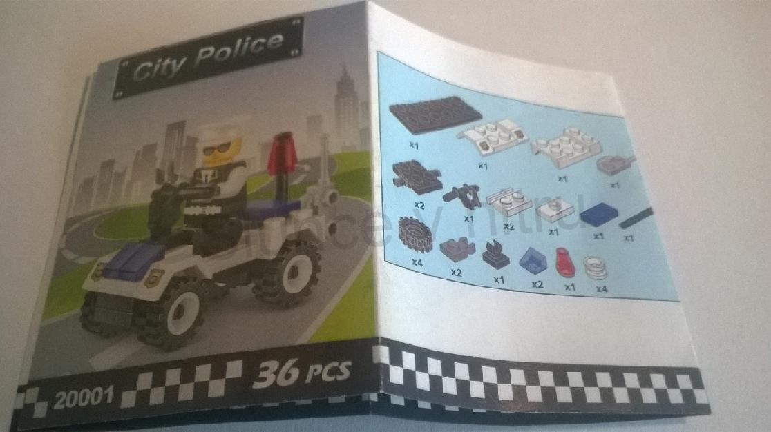 Stavebnice lego policejní motorka (D76)