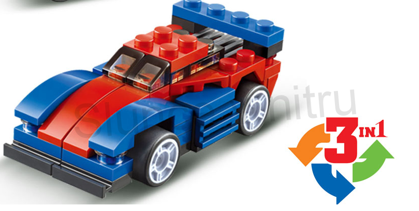 Stavebnice lego formule 3v1 (D78)