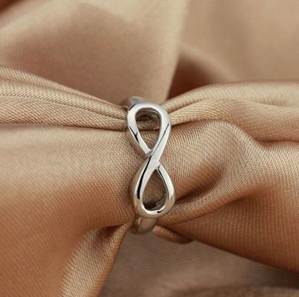 Jemný dívčí prsten Nekonečno – velikost (BP251)