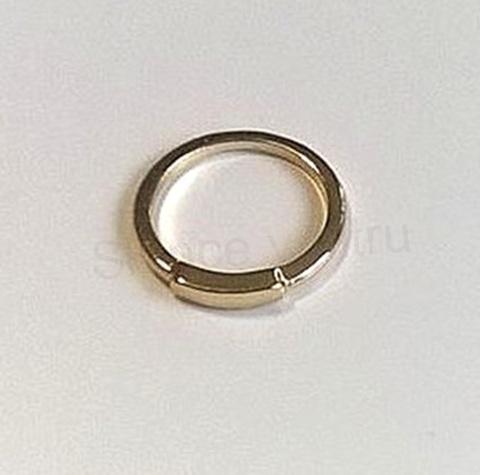 Romantický prsten s ozdobou – zlatý, velikost 58 (BP276)