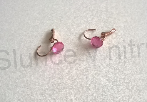 Jemné náušnice s kamínkem (BB248)