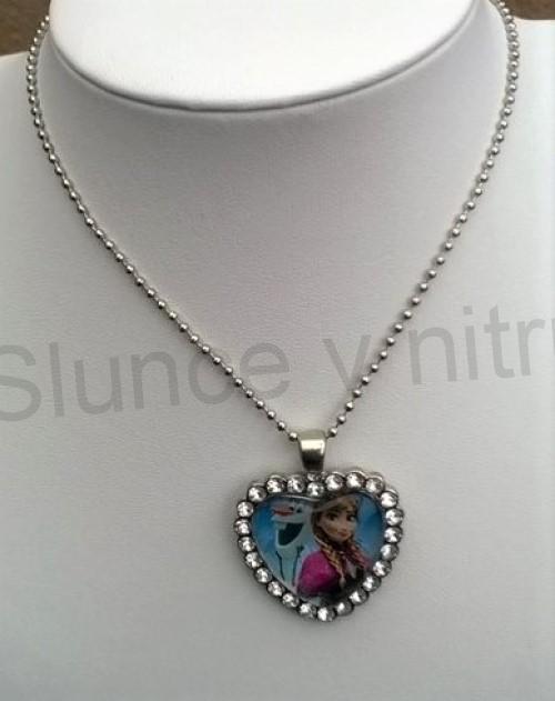 Náhrdelník s přívěškem Elsa ledové království (BD177)