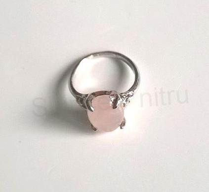 Minerální prsten růženín velikost 56 (X178)