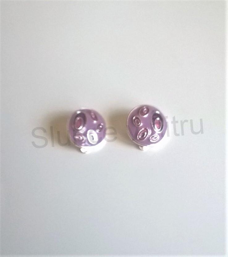 Náušnice klipsy ozdobné 22,3 x 22,3 mm (BB283)