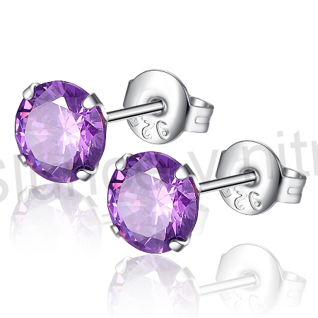 Postříbřená zirkonová souprava šperků (BS39) 