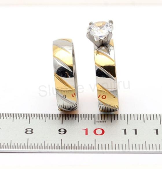 Snubní prsteny z nerez oceli – velikost 57 (BP150)