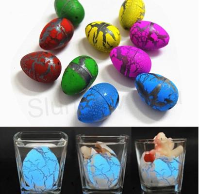 Malé dinosauří vejce 3 x 2 cm červené (D9)