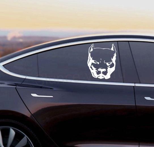 Samolepky na auto pitbull (E176)