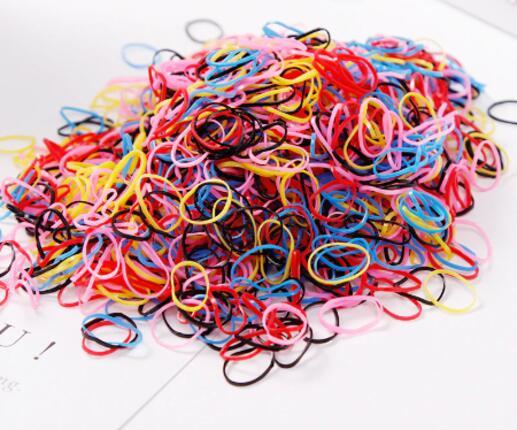 Barevné gumičky na náramek 1000 kusů (H22)