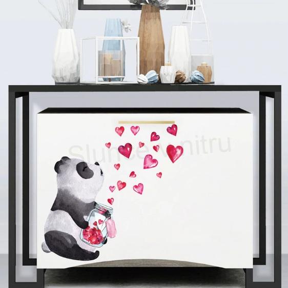 3D Dětská Samolepicí tapeta Panda (E182)