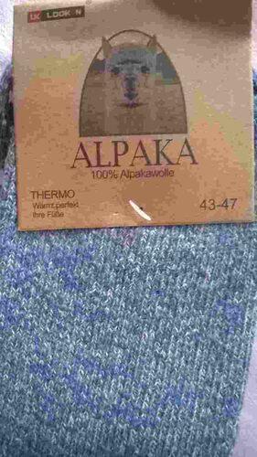 Alpaka vlněné zdravotní thermo ponožky vel.43 - 47 (K105)