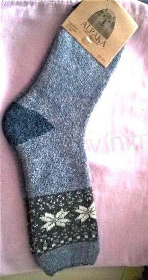 Alpaka Looken vlněné zdravotní thermo ponožky vel.39- 43 (K106)