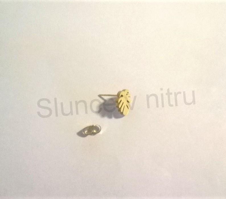 Souprava šperků z chirurgické ocelii list, lístek (BS90)