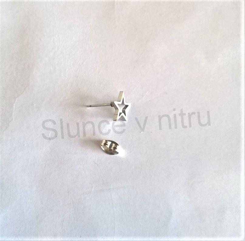 Souprava šperků z chirurgické ocelii hvězda, hvězdička (BS93)