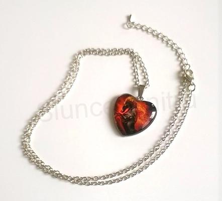 Náhrdelník s přívěskem koně (BD283)