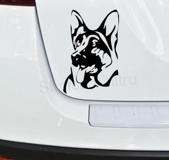 Samolepka na auto německý ovčák (E268)