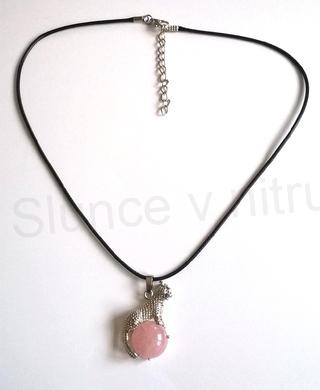 Minerální Leopardí náhrdelník s Karneolem (X479)