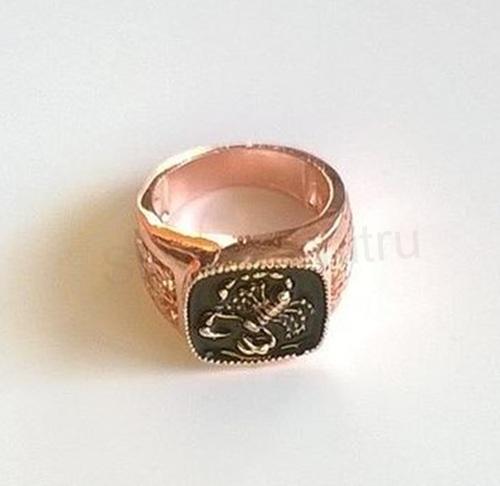 Pánský prsten štír, škorpion velikost 60 (BP81)