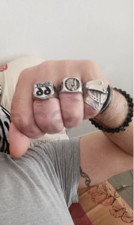 Prsten Route 66 z chirurgické oceli (BP285)