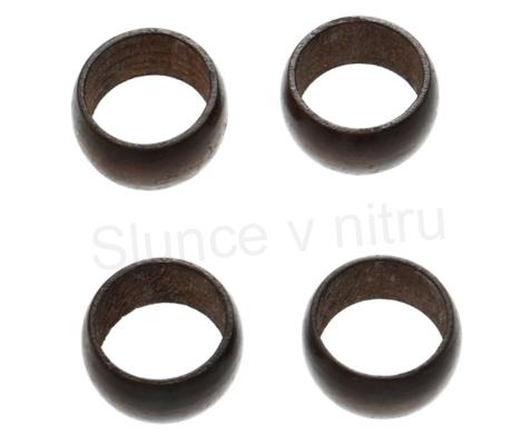 Dřevěný přírodní prsten velký (BP303)