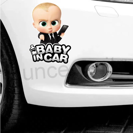 Samolepky na auto Dítě v autě (E309)