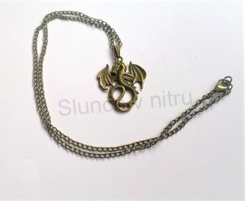 Náhrdelník s přívěškem Draka (BD367) 