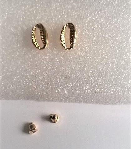 Puzetové náušnice mořské plody (BB493)