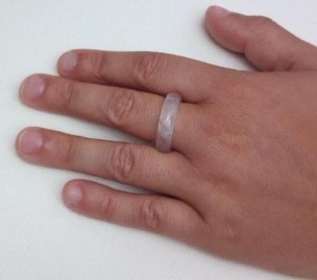 Minerální prsten křišťálový (X549)