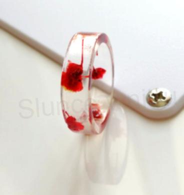 Květinový prsten z pryskyřice (PP75)