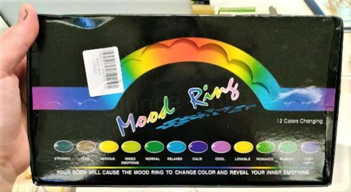 Prsten s měnicími barvamy podle nálady vel.-57 (BP333)